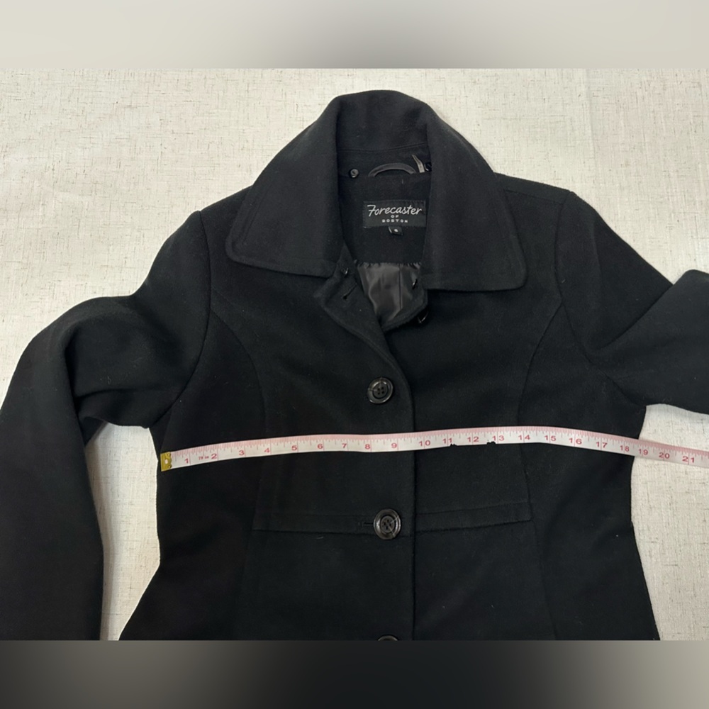 Elegant Black Women's Trench Coat - Picture 8 of 12